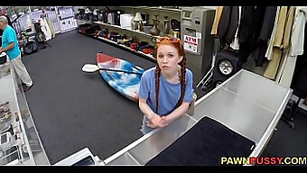 Redhead Teen Gives A Public Blowjob